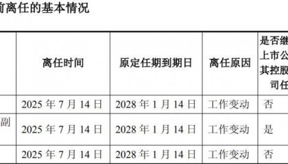 闻泰科技董事长、董秘辞职!