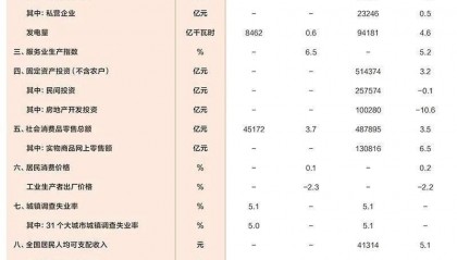 【金融资讯】经济社会发展统计图表:2024年国民经济主要指标