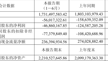 曲美家居：2025年上半年亏损4686.02万元